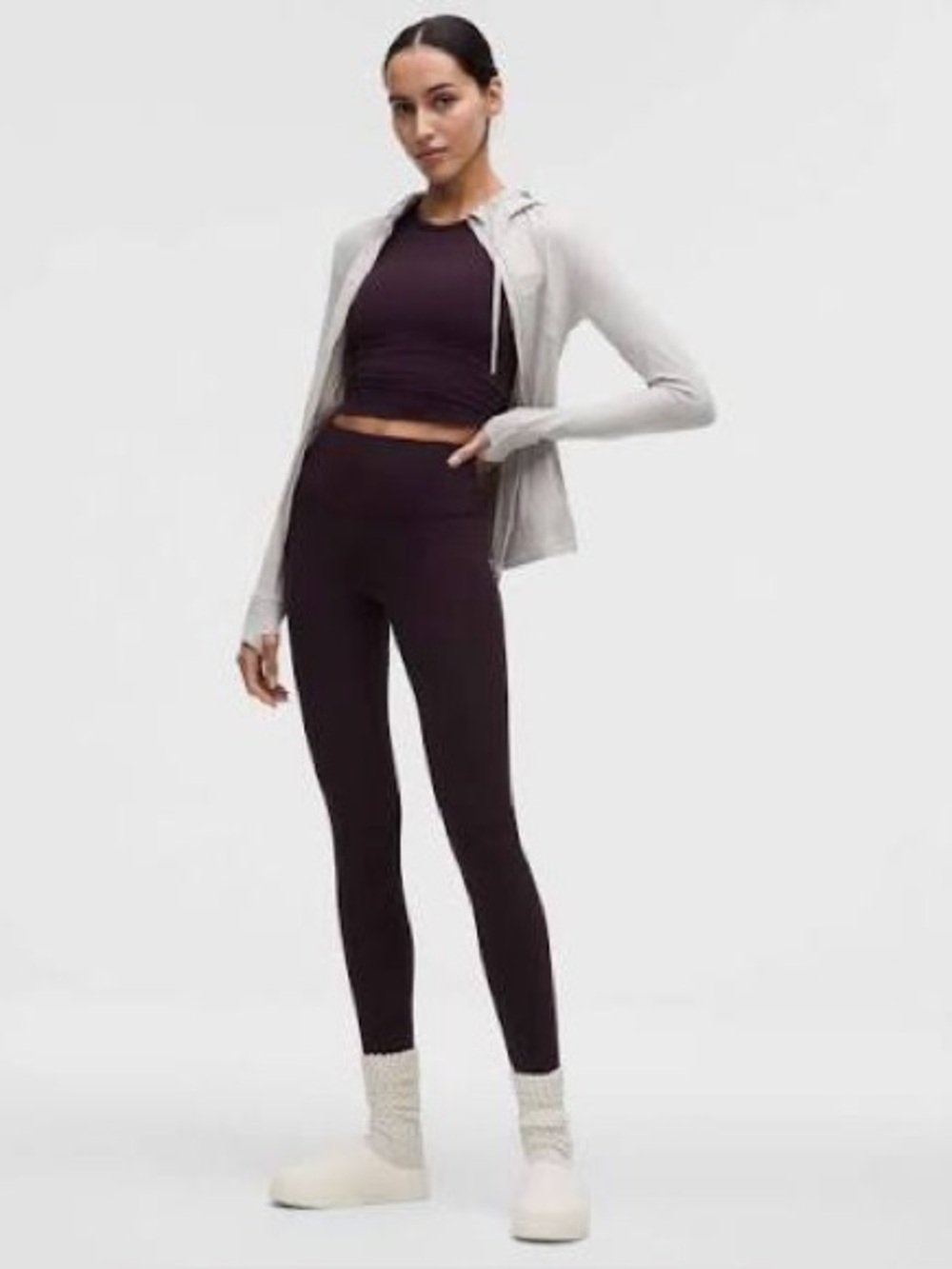 lululemon Align™ High-Rise Pant 28" in Black Plum, Sz. 2